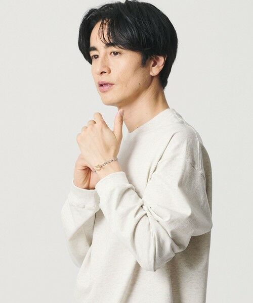 BEAUTY&YOUTH UNITED ARROWS / ビューティー&ユース ユナイテッドアローズ ブレスレット・バングル | ブラス コンビ ブレスレット（SILVER）