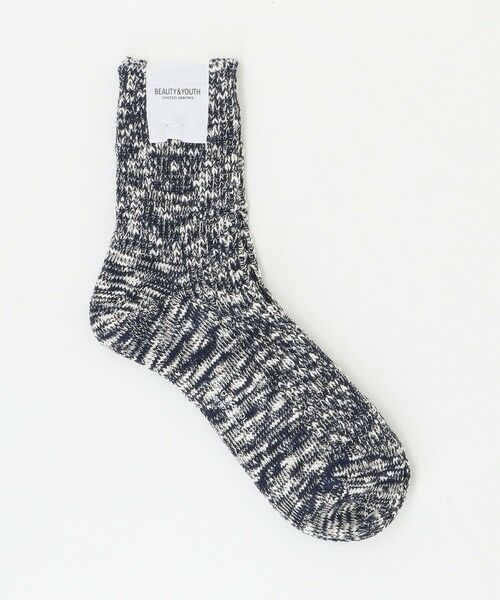 BEAUTY&YOUTH UNITED ARROWS / ビューティー&ユース ユナイテッドアローズ ソックス | ビッグ スラブ  クウォータ— ソックス（NAVY）