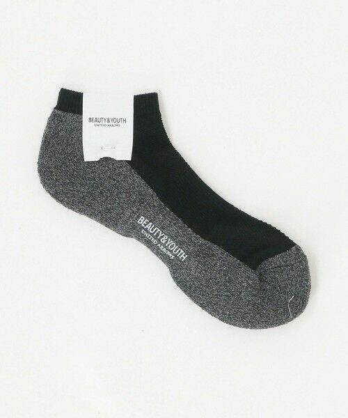 BEAUTY&YOUTH UNITED ARROWS / ビューティー&ユース ユナイテッドアローズ ソックス | コンフォート パイル アンクル ソックス（BLACK）