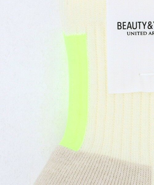 BEAUTY&YOUTH UNITED ARROWS / ビューティー&ユース ユナイテッドアローズ ソックス | バック ライン クウォーター ソックス | 詳細3