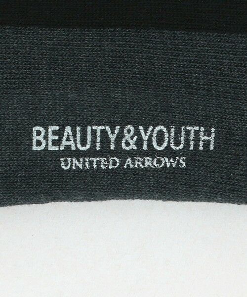 BEAUTY&YOUTH UNITED ARROWS / ビューティー&ユース ユナイテッドアローズ ソックス | バック ライン クウォーター ソックス | 詳細5