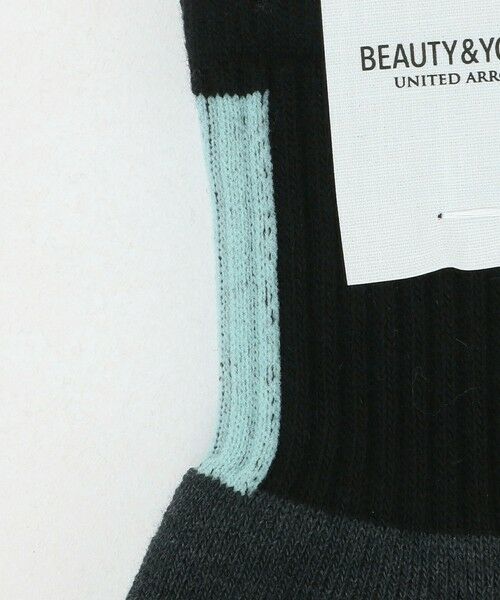 BEAUTY&YOUTH UNITED ARROWS / ビューティー&ユース ユナイテッドアローズ ソックス | バック ライン クウォーター ソックス | 詳細6