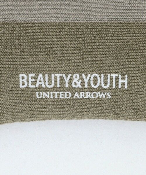 BEAUTY&YOUTH UNITED ARROWS / ビューティー&ユース ユナイテッドアローズ ソックス | バック ライン クウォーター ソックス | 詳細8