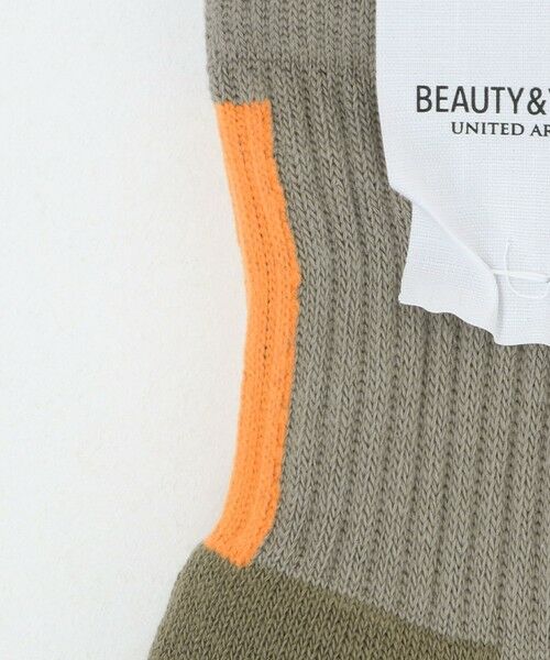 BEAUTY&YOUTH UNITED ARROWS / ビューティー&ユース ユナイテッドアローズ ソックス | バック ライン クウォーター ソックス | 詳細9