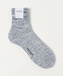 BEAUTY&YOUTH UNITED ARROWS / ビューティー&ユース ユナイテッドアローズ ソックス | ダブル リブ パイル クウォーター ソックス