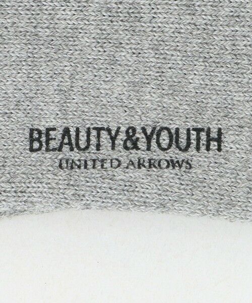 BEAUTY&YOUTH UNITED ARROWS / ビューティー&ユース ユナイテッドアローズ ソックス | ダブル リブ パイル クウォーター ソックス | 詳細6