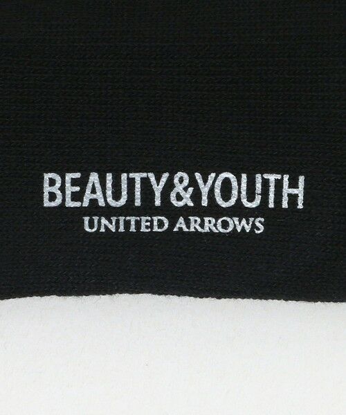 BEAUTY&YOUTH UNITED ARROWS / ビューティー&ユース ユナイテッドアローズ ソックス | レイヤード リブ パイル クウォータ— ソックス | 詳細6
