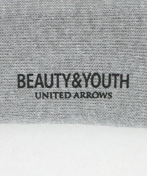BEAUTY&YOUTH UNITED ARROWS / ビューティー&ユース ユナイテッドアローズ ソックス | レイヤード リブ パイル クウォータ— ソックス | 詳細9