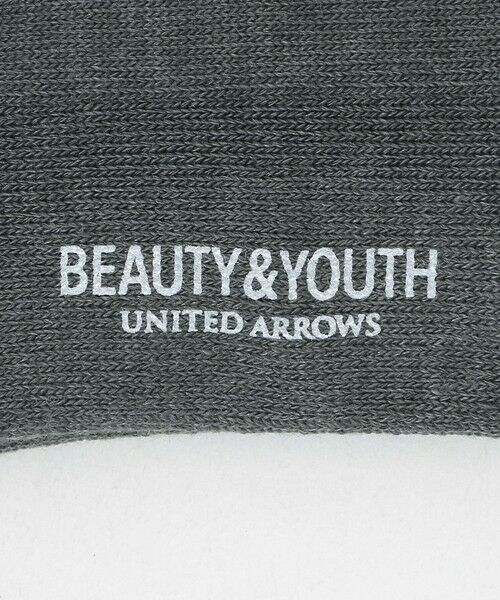 BEAUTY&YOUTH UNITED ARROWS / ビューティー&ユース ユナイテッドアローズ ソックス | レイヤード リブ パイル クウォータ— ソックス | 詳細12