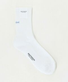 BEAUTY&YOUTH UNITED ARROWS / ビューティー&ユース ユナイテッドアローズ ソックス | フリーダム スタンダード エンブロイダリー ロゴ クウォーター ソックス