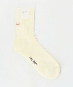 BEAUTY&YOUTH UNITED ARROWS / ビューティー&ユース ユナイテッドアローズ ソックス | フリーダム スタンダード エンブロイダリー ロゴ クウォーター ソックス