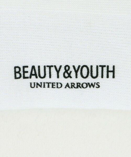 BEAUTY&YOUTH UNITED ARROWS / ビューティー&ユース ユナイテッドアローズ ソックス | フリーダム スタンダード エンブロイダリー ロゴ クウォーター ソックス | 詳細4