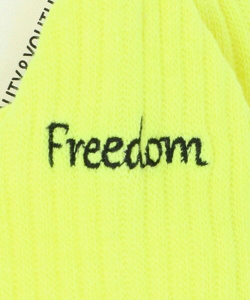 BEAUTY&YOUTH UNITED ARROWS / ビューティー&ユース ユナイテッドアローズ ソックス | フリーダム スタンダード エンブロイダリー ロゴ クウォーター ソックス | 詳細2