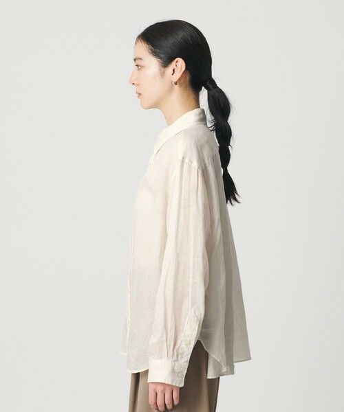 BEAUTY&YOUTH UNITED ARROWS / ビューティー&ユース ユナイテッドアローズ シャツ・ブラウス | 麻 レギュラーカラー シャツ ウォッシャブル | 詳細5