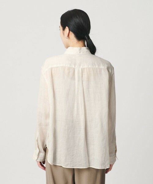 BEAUTY&YOUTH UNITED ARROWS / ビューティー&ユース ユナイテッドアローズ シャツ・ブラウス | 麻 レギュラーカラー シャツ ウォッシャブル | 詳細6