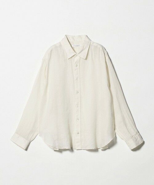 BEAUTY&YOUTH UNITED ARROWS / ビューティー&ユース ユナイテッドアローズ シャツ・ブラウス | 麻 レギュラーカラー シャツ ウォッシャブル（WHITE）