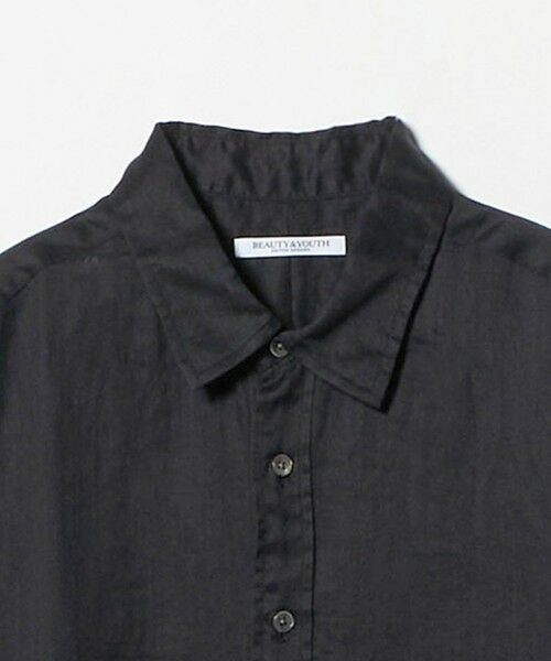 BEAUTY&YOUTH UNITED ARROWS / ビューティー&ユース ユナイテッドアローズ シャツ・ブラウス | 麻 レギュラーカラー シャツ ウォッシャブル | 詳細14