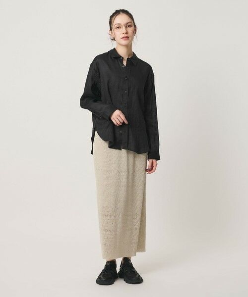 BEAUTY&YOUTH UNITED ARROWS / ビューティー&ユース ユナイテッドアローズ シャツ・ブラウス | 麻 レギュラーカラー シャツ ウォッシャブル | 詳細12