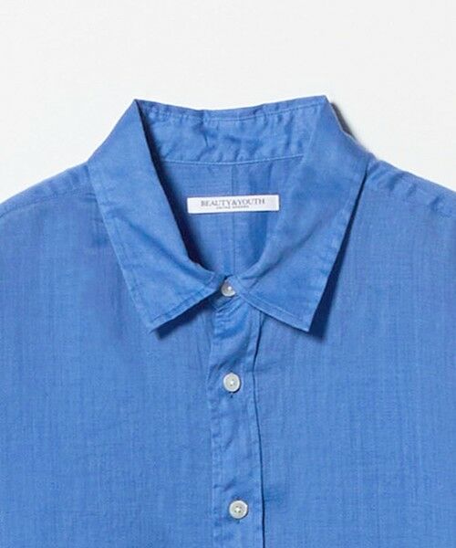 BEAUTY&YOUTH UNITED ARROWS / ビューティー&ユース ユナイテッドアローズ シャツ・ブラウス | 麻 レギュラーカラー シャツ ウォッシャブル | 詳細6