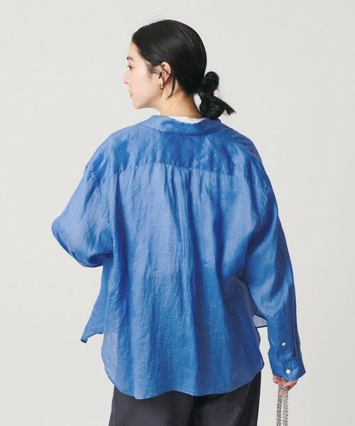 BEAUTY&YOUTH UNITED ARROWS / ビューティー&ユース ユナイテッドアローズ シャツ・ブラウス | 麻 レギュラーカラー シャツ ウォッシャブル | 詳細17
