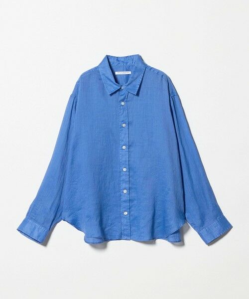 BEAUTY&YOUTH UNITED ARROWS / ビューティー&ユース ユナイテッドアローズ シャツ・ブラウス | 麻 レギュラーカラー シャツ ウォッシャブル（COBALT）