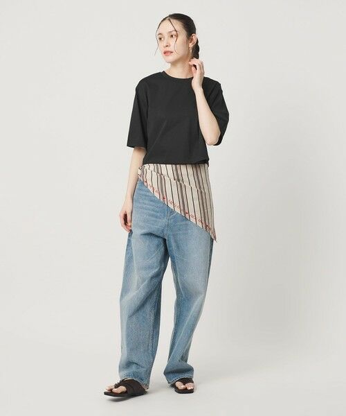 BEAUTY&YOUTH UNITED ARROWS / ビューティー&ユース ユナイテッドアローズ Tシャツ | コットンポリエステル クロップド Tシャツ | 詳細8