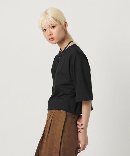 BEAUTY&YOUTH UNITED ARROWS / ビューティー&ユース ユナイテッドアローズ Tシャツ | コットンポリエステル クロップド Tシャツ | 詳細20