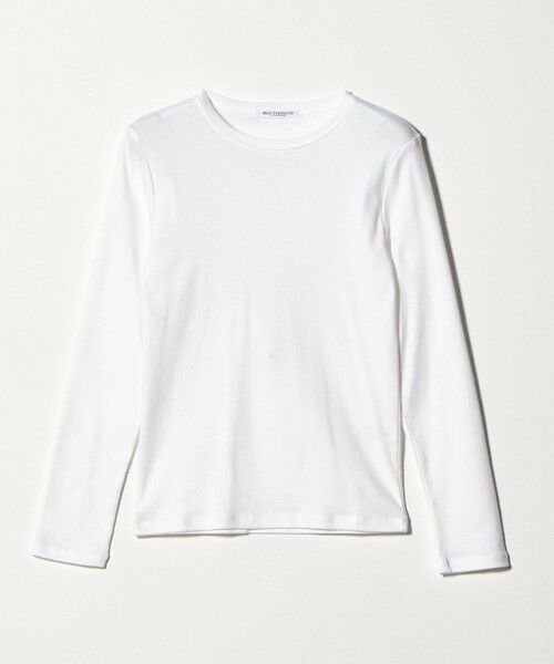 BEAUTY&YOUTH UNITED ARROWS / ビューティー&ユース ユナイテッドアローズ カットソー | オーガニックコットンフライス ロングスリーブTシャツ（WHITE）