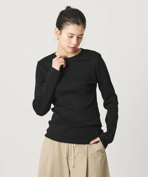 BEAUTY&YOUTH UNITED ARROWS / ビューティー&ユース ユナイテッドアローズ カットソー | オーガニックコットンフライス ロングスリーブTシャツ | 詳細6