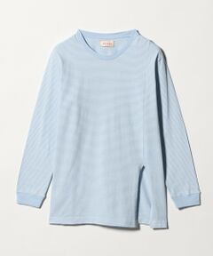 BEAUTY&YOUTH UNITED ARROWS / ビューティー&ユース ユナイテッドアローズ Tシャツ | ＜ MEYAME＞ボーダー スリット ロングスリーブ Tシャツ
