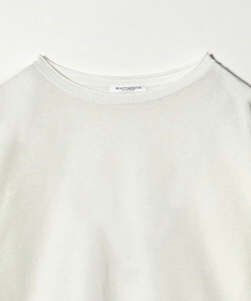 BEAUTY&YOUTH UNITED ARROWS / ビューティー&ユース ユナイテッドアローズ ニット・セーター | 麻ブレンド ルーズ ボートネック ニットプルオーバー ウォッシャブル | 詳細1