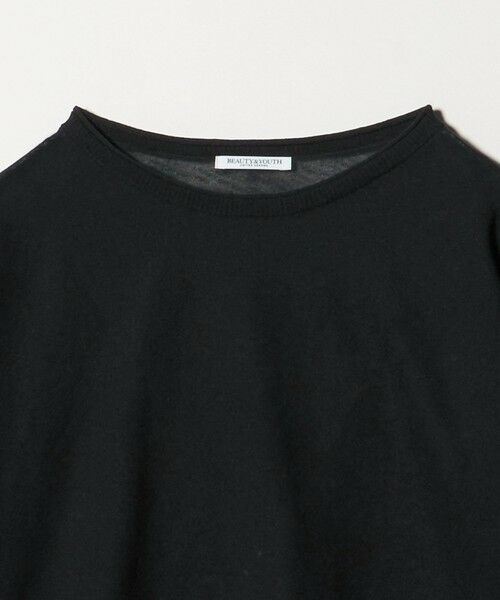 BEAUTY&YOUTH UNITED ARROWS / ビューティー&ユース ユナイテッドアローズ ニット・セーター | 麻ブレンド ルーズ ボートネック ニットプルオーバー ウォッシャブル | 詳細3