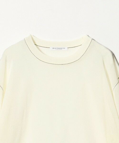 BEAUTY&YOUTH UNITED ARROWS / ビューティー&ユース ユナイテッドアローズ ニット・セーター | レーヨンナイロン ライン シアーニット プルオーバー ウォッシャブル | 詳細6