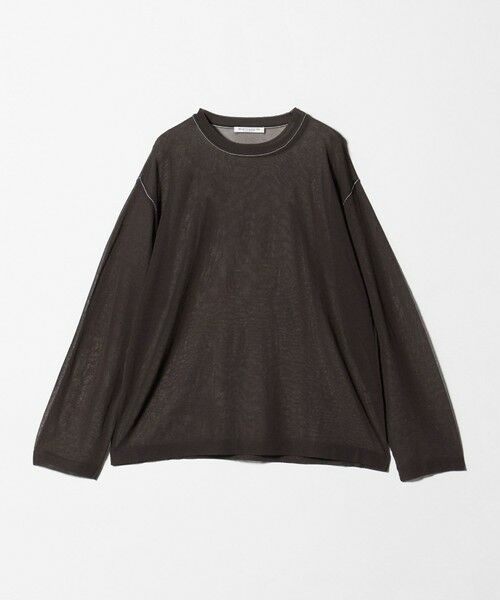 BEAUTY&YOUTH UNITED ARROWS / ビューティー&ユース ユナイテッドアローズ ニット・セーター | レーヨンナイロン ライン シアーニット プルオーバー ウォッシャブル | 詳細13