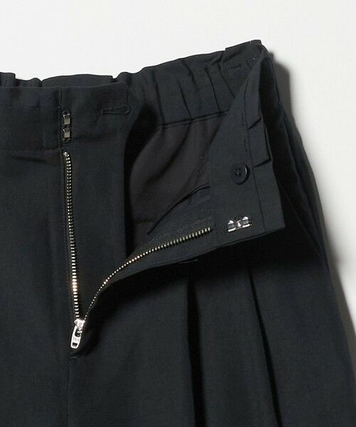 BEAUTY&YOUTH UNITED ARROWS / ビューティー&ユース ユナイテッドアローズ その他パンツ | 麻ブレンド バックゴム タック ワイドパンツ | 詳細6