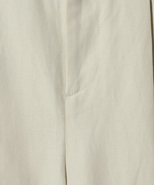 BEAUTY&YOUTH UNITED ARROWS / ビューティー&ユース ユナイテッドアローズ その他パンツ | 麻ブレンド バックゴム タック ワイドパンツ | 詳細13