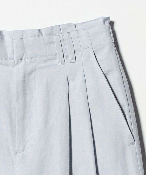 BEAUTY&YOUTH UNITED ARROWS / ビューティー&ユース ユナイテッドアローズ その他パンツ | 麻ブレンド バックゴム タック ワイドパンツ | 詳細25