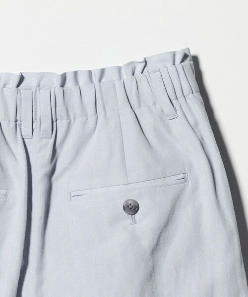 BEAUTY&YOUTH UNITED ARROWS / ビューティー&ユース ユナイテッドアローズ その他パンツ | 麻ブレンド バックゴム タック ワイドパンツ | 詳細27