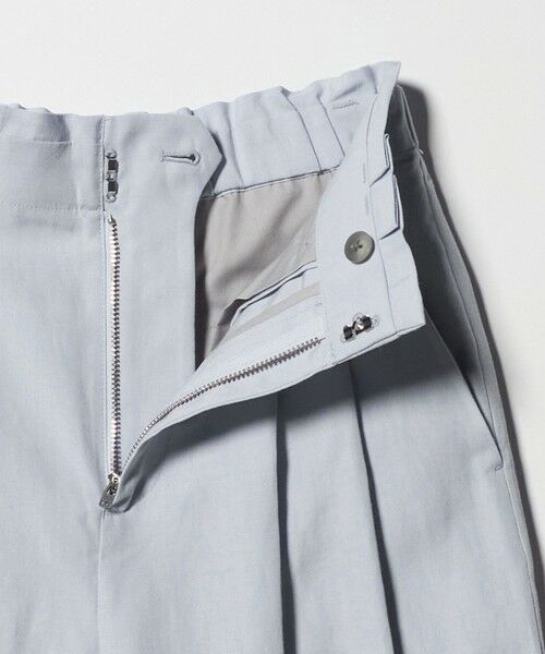 BEAUTY&YOUTH UNITED ARROWS / ビューティー&ユース ユナイテッドアローズ その他パンツ | 麻ブレンド バックゴム タック ワイドパンツ | 詳細28