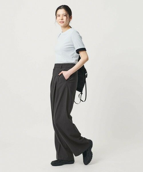 BEAUTY&YOUTH UNITED ARROWS / ビューティー&ユース ユナイテッドアローズ その他パンツ | 2タック ワイドパンツ 吸水速乾 防シワ | 詳細3