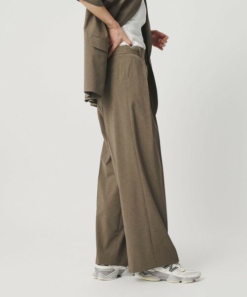 BEAUTY&YOUTH UNITED ARROWS / ビューティー&ユース ユナイテッドアローズ その他パンツ | 2タック ワイドパンツ 吸水速乾 防シワ | 詳細9
