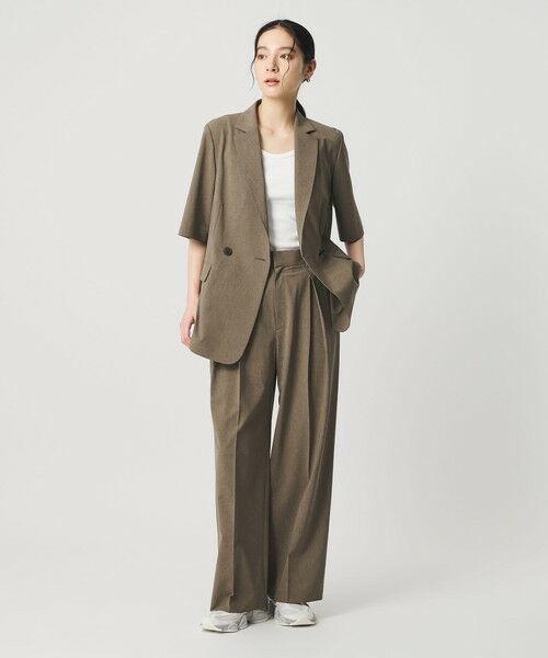 BEAUTY&YOUTH UNITED ARROWS / ビューティー&ユース ユナイテッドアローズ その他パンツ | 2タック ワイドパンツ 吸水速乾 防シワ（MOCA）