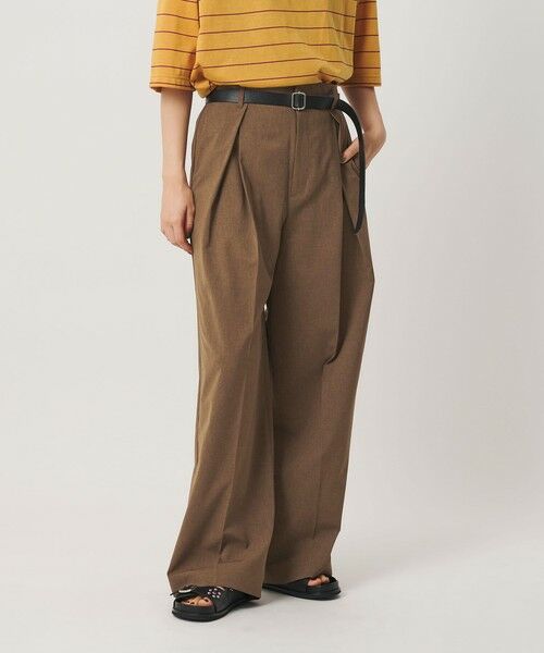 BEAUTY&YOUTH UNITED ARROWS / ビューティー&ユース ユナイテッドアローズ その他パンツ | 2タック ワイドパンツ 吸水速乾 防シワ ウォッシャブル | 詳細25