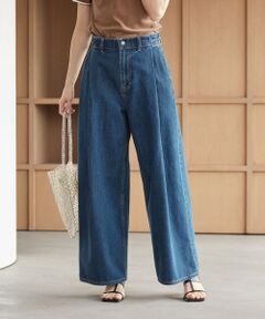 BEAUTY&YOUTH UNITED ARROWS / ビューティー&ユース ユナイテッドアローズ その他パンツ | コットン サイドベルト ワイドパンツ