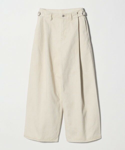 BEAUTY&YOUTH UNITED ARROWS / ビューティー&ユース ユナイテッドアローズ その他パンツ | コットン サイドベルト ワイドパンツ | 詳細7