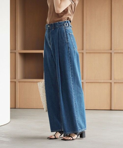 BEAUTY&YOUTH UNITED ARROWS / ビューティー&ユース ユナイテッドアローズ その他パンツ | コットン サイドベルト ワイドパンツ | 詳細11