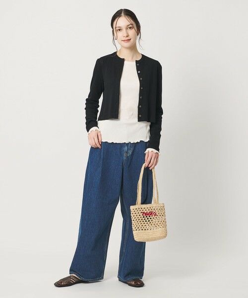 BEAUTY&YOUTH UNITED ARROWS / ビューティー&ユース ユナイテッドアローズ その他パンツ | コットン サイドベルト ワイドパンツ | 詳細15