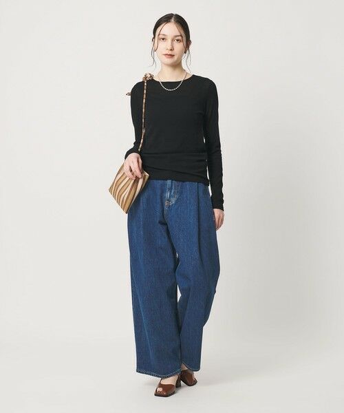 BEAUTY&YOUTH UNITED ARROWS / ビューティー&ユース ユナイテッドアローズ その他パンツ | コットン サイドベルト ワイドパンツ | 詳細16
