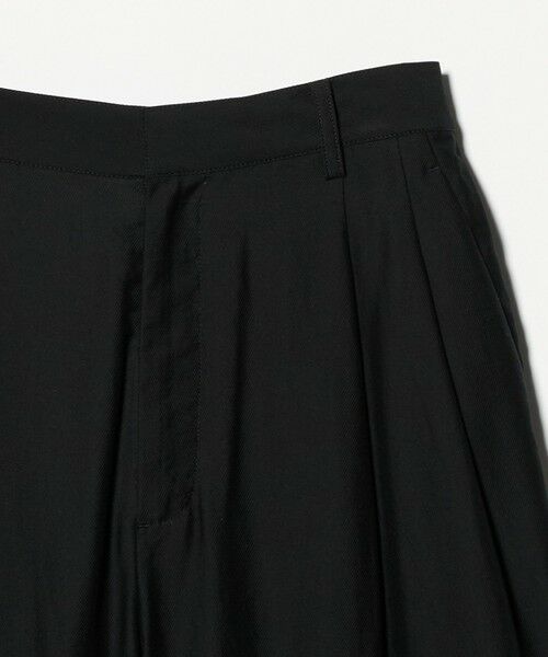 BEAUTY&YOUTH UNITED ARROWS / ビューティー&ユース ユナイテッドアローズ その他パンツ | セルロースナイロン ツイル タック ワイドパンツ ウォッシャブル | 詳細5