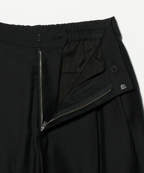 BEAUTY&YOUTH UNITED ARROWS / ビューティー&ユース ユナイテッドアローズ その他パンツ | セルロースナイロン ツイル タック ワイドパンツ ウォッシャブル | 詳細6